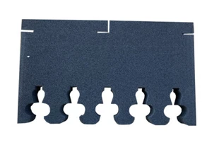 ESTANTE DE ESPUMA * BASTIDOR DE REPUESTO 5 ARMAS ALCANCE RIFLE DIVISOR DE ESPUMA, BASTIDOR DE PISTOLA DE RIFLE, PISTOLA X-DEEP - Imagen 1 de 1