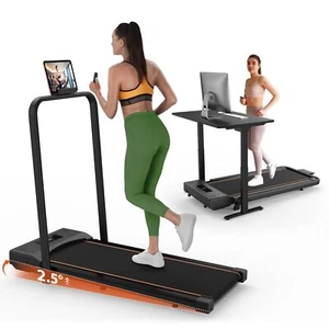 Walking Pad Treadmill with Incline, 2 in 1 Portable Under Desk Treadmills for... - Picture 1 of 7