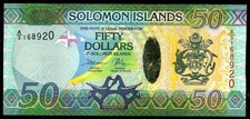 SOLOMON  ISLANDS 50 DOLLARS 2017  P 35b  Uncirculated  Prefix A/5 
