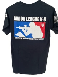 Major-league K-9 tactical T-shirt size small - Picture 1 of 7