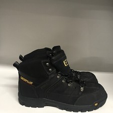 Bota de trabalho masculina Caterpillar 6 precisão impermeável biqueira  composta trigo 90808