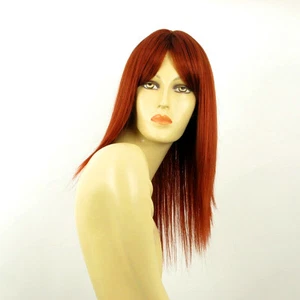 mid length wig for women smooth copper intense ref: LAURY 350 PERUK - Picture 1 of 8