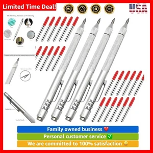 Juego de Escribador de Carburo de Tungsteno Duradero - 4 Herramientas con 24 Puntas Reemplazables - Imagen 1 de 9