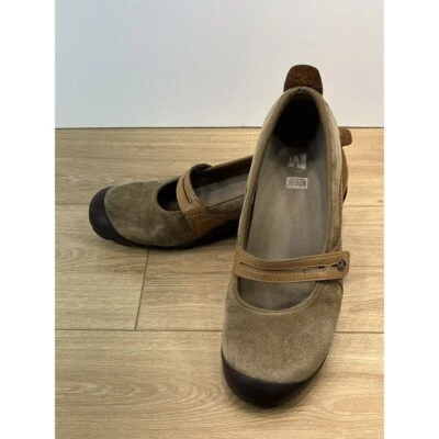 Merrell Women's Mary Jane Shoes Size 11 Plaza Sandeau Tan Suede Leather Comfort - Image 1 of 4