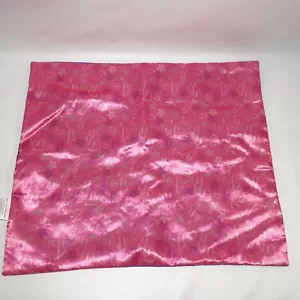 Manta de satén Build A Bear BAB Hearts Stars reversible rosa púrpura - Imagen 1 de 3