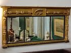 Antique Regency Giltwood Overmantle Mirror Circa 1810   55 Inches Wide