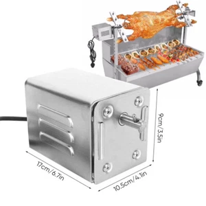 BBQ Röster Spanferkelgrillmotor Elektromotor Drehspieß Edelstahl Motor 220V 70KG - Bild 1 von 7