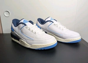 Nike Air Jordan 2 II Retro Low UNC University Blue DV9956-104 Size 10.5 NEW - Picture 1 of 14