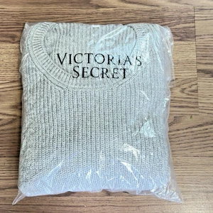 Victorias Secret PINK Pullover Pulli Zopfmuster Rundhals camel Gr. XL NEU - Bild 1 von 5