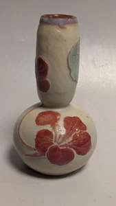 Antike signierte Legras Miniatur Vitrine Vase - Französisches Kamee Glas - Bild 1 von 10