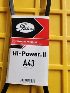 GATES A43 Hi-Power Premium V-Belt 1/2 X 45 pulgadas - Imagen 1 de 2