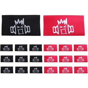 Paquete de 20 termorretráctiles B2 Audio calibre 0 rojo y negro con logotipo B2 Riot Guy - Imagen 1 de 2