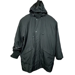 Kenneth Cole 2in1 Parka Fleece Liner Rain Stain Repellent Coat Jacket Black XXL - Picture 1 of 11