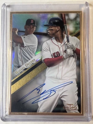 2019 Topps Gold Label #GLA-RD Rafael Devers Auto Gold Framed - Image 1 of 2
