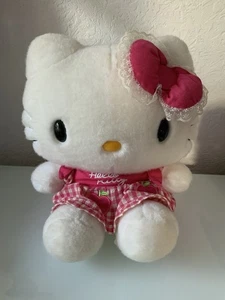 Hello Kitty Red Apple Dress 2009 Plush Plüsch Vintage Sanrio - Bild 1 von 3