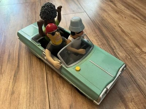 GEMMY Low Rider Convertible BOBBLE HEAD HOMIES Luces de tren de rodaje Sonido Acción - Imagen 1 de 6