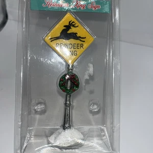 FG Platz Weihnachtsdorf Figuren Rentier Xing Schild - Bild 1 von 3