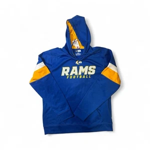 Los Angeles Rams football hoodie size extra-large XL NFL blue - Picture 1 of 4