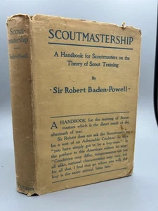 BSA Scoutmastership w/ Dust Jacket by Sir Robert Baden-Powell 1920 4th Printing - Picture 1 of 9