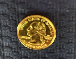 Gold Plated Old Man Of The Maintain Quarter - Picture 1 of 3