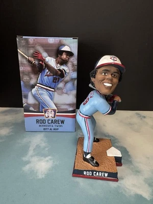 MINNESOTA TWINS Bobblehead SGA Rod Carew 1977 AL Mvp 2017 new - Image 1 of 4