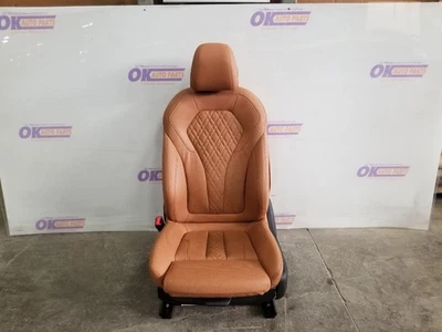 23 2023 BMW 530I SEAT FRONT LEFT DRIVER COGNAC LEATHER  Foto 1 de 4
