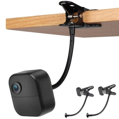 ITODOS 2Pack Flexible Clip Clamp Mount Compatible with Blink Outdoor 4 4th Gen 3rd Gen