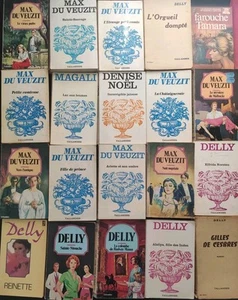 French Novels Lot of 20 Delly Clausse Du Veuzit Fiction Vintage Romance  - Picture 1 of 2