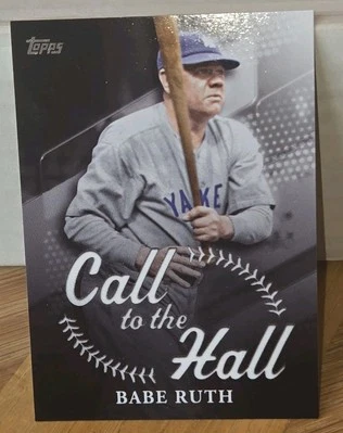2025 Topps Series 1 - Call to the Hall #CTH-14 Babe Ruth NEW YORK YANKEES - Image 1 of 3