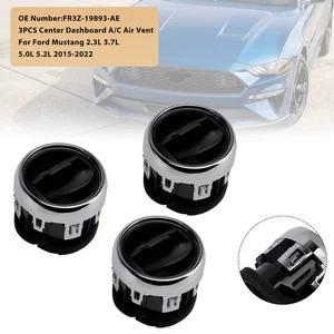 3X Center Dashboard A/C Air Vent Louvre FR3Z-19893-AE For Ford Mustang 2015-2022 - Picture 1 of 11