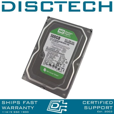 Western Digital Caviar Green WD5000AADS SATA Hard Drive - Image 1 of 3