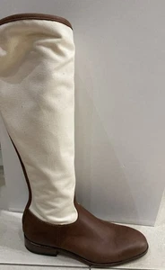 Alberto Fasciani Stivale Donna Bianco/Marrone Size Eu39 AF6 - Picture 1 of 10