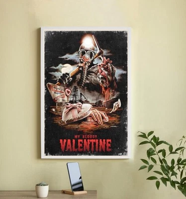 My Bloody Valentine Movie Poster – Classic Horror Film Wall Art, Vintage - Image 1 of 4