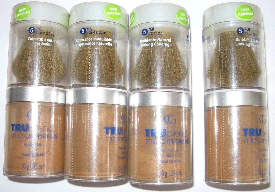 4x Covergirl Trublend Microminerals Foundation -460 Classic Tan- New - Bild 1 von 1