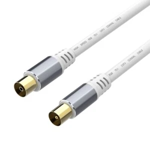 Cable de extensión de satélite aéreo de TV, conector coaxial de antena macho a hembra - Imagen 1 de 3