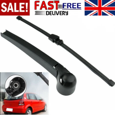 UK 13 Inch FOR VW Golf Mk5 10/2003-6/2009  Hatchback Rear Wiper Arm & Blade - Image 1 of 4
