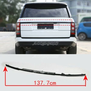 Glossy Black Rear Door Tailgate Trunk Molding Trim For Range Rover Vogue L405 - Picture 1 of 4