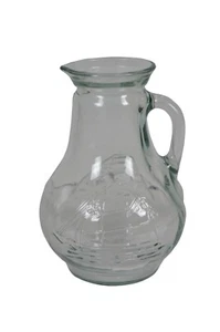 Vintage Atlas Glass Syrup Pitcher Nautical Sailing Boat Clipper Ship Creamer 7" - Picture 1 of 10