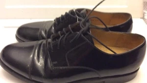 Cole Haan Mens Dress Shoe Oxford Black Patent Leather Size 9D - Picture 1 of 4