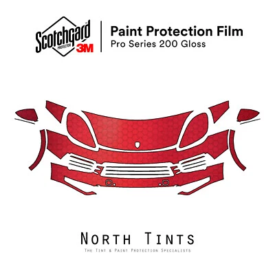 Porsche Cayenne 19-2023 3M PRO Series PreCut Paint Protection Film Clear Bra PPF - Image 1 of 4