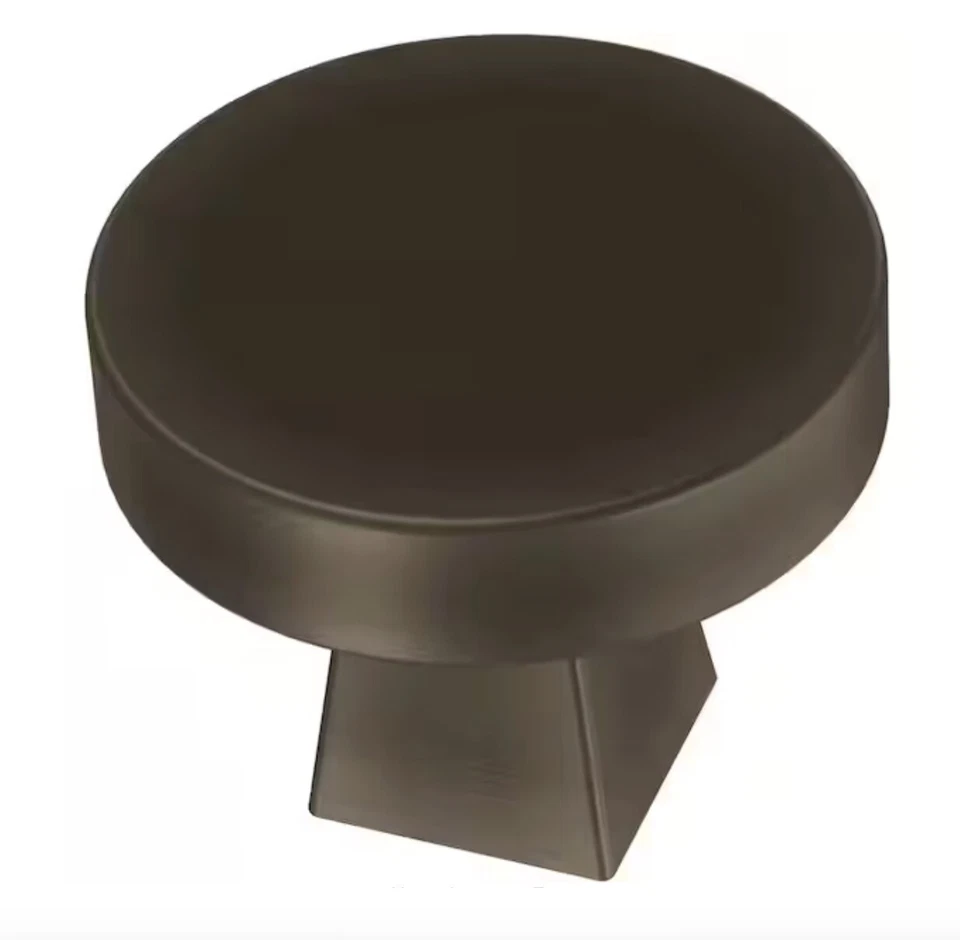 Liberty P47284C-MZ 1 1/8" botão de gaveta de armário redondo plano acabamento bronze fosco - Imagem 1 de 1