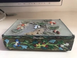 Antique China Carved Flower Box - Picture 1 of 3
