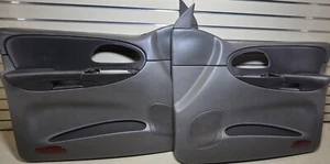 🔥02-09 CHEVY TRAILBLAZER Door Panel Front LEFT&RIGHT Set2 armrest GRAY DK G D8 - Picture 1 of 18