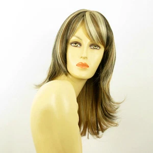 Perruque femme mi-longue méchée blond clair méché cuivré choco LILI ROSE 15613H4 - Imagen 1 de 8