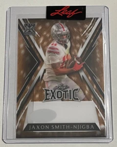 2023 Leaf Exotic RC Jaxson Smith-Njigba XRC Pre Production Proof 1/1 Card Deer - Picture 1 of 2