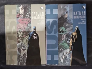 BATMAN: HUSH VOLS. 1-2 LOT HC OOP JEPH LOEB JIM LEE DC COMICS 2003 - Picture 1 of 3