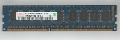 DDR3 Hynix 2 GB 2Rx8 PC3-10600E -9-10-E0 ECC  per Workstation-Server - Immagine 1 di 2