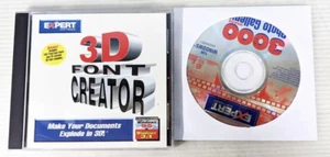 Expert Software 3D Font Creator CDROM Win 95 Font Creator w/3000 Photo Gallery - Picture 1 of 5