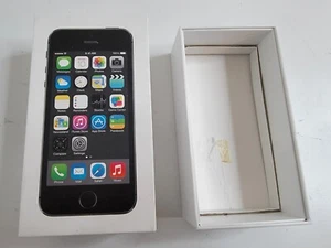iPhone 5S Empty Retail Box Packaging No Phone Empty Box Apple iPhone Box - Picture 1 of 16