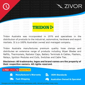 New Genuine TRIDON Flasher Unit 12V 3Pin Tridon #EP34PAC - Picture 1 of 4